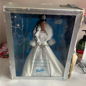 2003 Barbie Winter Princess in White and Silver